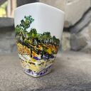 Porcelanowy kubek ręcznie malowany - Nad Bałtykiem (350 ml)
