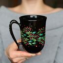 Kubek Ceramiczny Ręcznie Malowany Zimowy 300ml