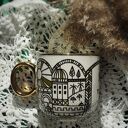 Ręcznie malowany kubek TRAVEL "Born to travel" dla podróżniczki - porcelana 380 ml
