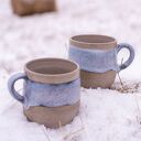 Kubki betonki Mroźny świt 2 szt | ok 520 ml