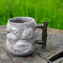 Duży kubek „Skałka” dla wspinacza - ceramika ręcznie robiona 450 ml