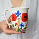 Kubek ceramiczny Maki i Chabry 300ml