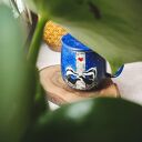 Kubek artystyczny z zaparzaczem - Zakochane borsuki