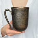 Duży Kubek Ceramiczny 550ml Złoto & Srebro