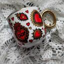 Ręcznie malowany kubek SERCE Hearts