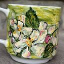 Porcelanowy kubek ręcznie malowany „Kwitnąca jabłoń” 250 ml