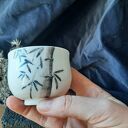 Porcelanowa Czarka - bambusy 100 ml