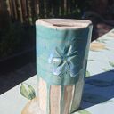 Kubek travel podróżny turkus duży handmade unikat
