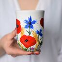 Kubek ceramiczny Maki i Chabry 300ml