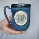Kubek Ceramiczny Mandala 325ml Morski