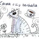 Kubek "Kawa czy herbata" - ceramiczny upominek dla miłośniczki kawy i herbaty