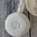 Ceramiczna filiżanka z podstawką - ręcznie robiona