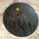 Nocne sowy - ręcznie malowany komplet kubków z porcelany