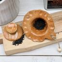 Ceramiczny zaparzacz z pokrywką do herbaty liściastej i ziołowej