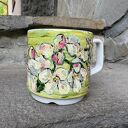 Porcelanowy kubek ręcznie malowany „Kwitnąca jabłoń” 250 ml