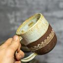 Handmade kubek ceramiczny | średni | ETNIC | 350 ml GRUNGE