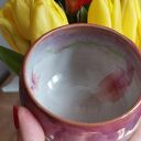 Ręcznie malowana czarka ceramiczna Kocur 300 ml