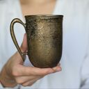 Kubek Rustykalny Ceramiczny z Sercem Wewnątrz 300ml