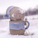 Kubki betonki Mroźny świt 2 szt | ok 520 ml