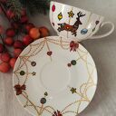 filiżanka i imbryk komplet do herbaty tea for one ŚWIĄTECZNA KARUZELA