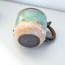 Duży kubek z grzybkami ceramiczny - ok. 500 ml, rękodzieło Azul Horse
