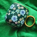 Ręcznie malowany kubek dla mamy BEST MOM