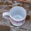 Ręcznie robiony kubek ceramiczny z koniem - Różowy Sen Peony, ok. 370 ml