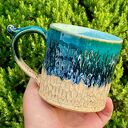 Kubek ceramiczny Laguna 300 ml z podpórką pod kciuk