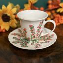 Filiżanka porcelanowa ręcznie malowana Kwiaty dla Ciebie (200 ml)