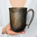 Duży Kubek Ceramiczny 550ml Złoto & Srebro