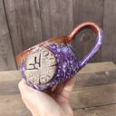 Kubek ceramiczny - miedziana ćma ( c916)