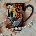 Ręcznie malowane planetarne koty kubek 300 ml