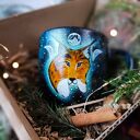 Zestaw prezentowy ryś z podkładką dla miłośnika lasu