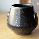 Kubek 400ml Ciemne Złoto Serce Ceramiczny