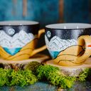 Dwa kubki love mountains