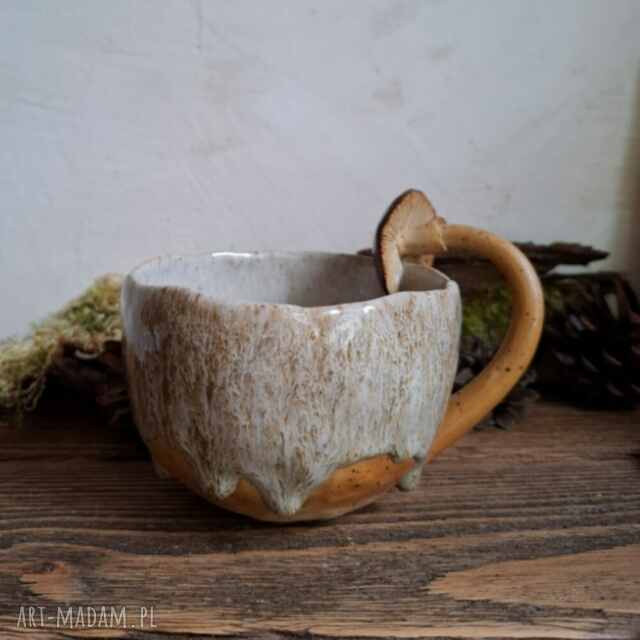 Kubek ceramiczny - Grzyb