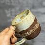 etniczny na handmade kubek ceramiczny | średni | etnic | 350 ml ceramika na prezent