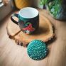 Kubek ręcznie malowany żaba - na prezent do kawy kubki herbaty