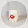 kubki: Alicja - duży kubek z ustami o pojemności 400 ml - ceramika dom