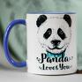 Fajny Motyw oryginalne kubki panda kubek loves you ceramika prezent