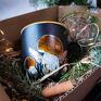 upominek świąteczny Zestaw prezentowy Borowik miłośnik lasu - grzybiarz kubek do ziół kubki