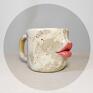 magdalena - zębuszka - pojekmość 350 ml - rzeźba prezent kubki kubek z ząbkami