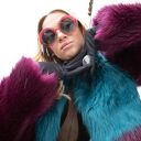 futro damskie sztuczne kolorowe