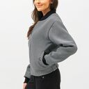 Kurtka dresowa hana czarno białe paseczki