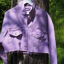 ręcznie malowana kolorowa kurtka TUKANY