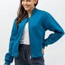 Kurtka dresowa hana petrol