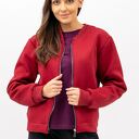 Kurtka dresowa hana bordo