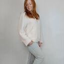 Kurtka damska jodełka brudny róż