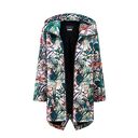Lekka, kolorowa parka przejściowa z kapturem - handmade