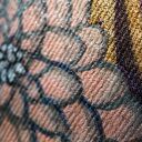 Ręcznie malowana kurtka jeansowa custom GEJSZA